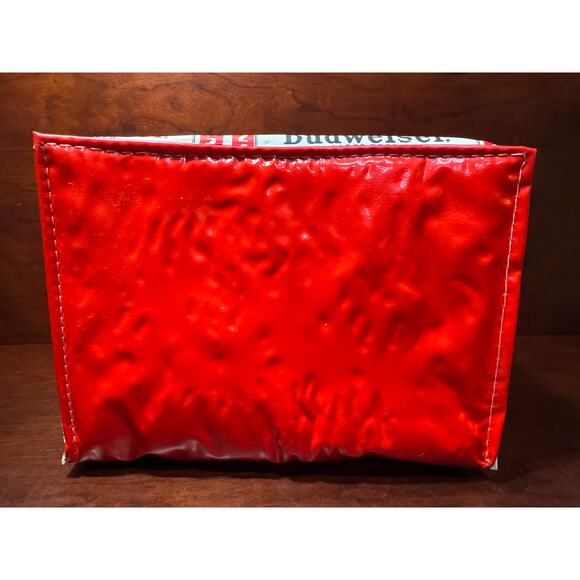 Vintage Budweiser Insulated Soft Shell Lunch Box Six Pack Bag Cooler - Picture 5 of 9